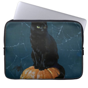 Capa Para Notebook Gato Preto