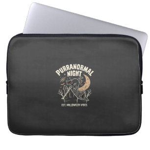 Capa Para Notebook Gato Preto da Lua no Halloween (2)