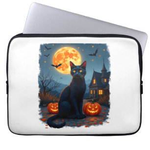 Capa Para Notebook Gato Preto Noite Estrelada Van Gogh Abóboras Morce