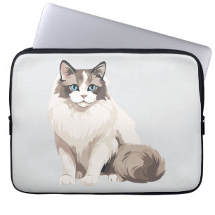Capa Para Notebook Gato Ragdoll