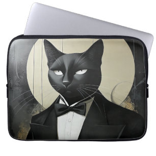 Capa Para Notebook Gato Smoking 