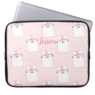 Capa Para Notebook Gato sorridente