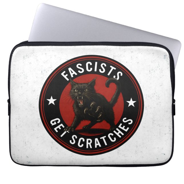 Capa Para Notebook Gatos Contra Fascistas (Frente)