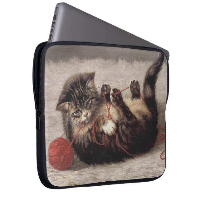 Capa Para Notebook Gato's Cradle, Uma Bola de Giro (Frente Esquerda)