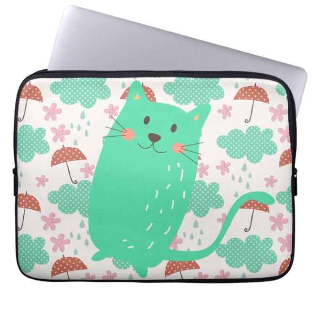 Capa Para Notebook Gatos em Choque (Frente)
