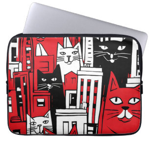 Capa Para Notebook Gatos em Nova Iorque