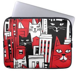 Capa Para Notebook Gatos em Nova York