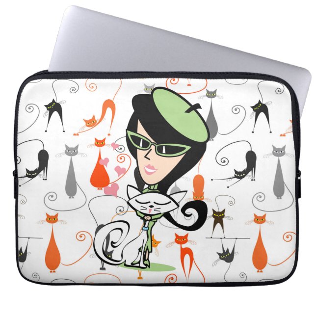 Capa Para Notebook Gatos Legal Retrotraumáticos De Paris (Frente)