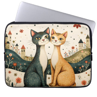 Capa Para Notebook Gatos Sonhadores