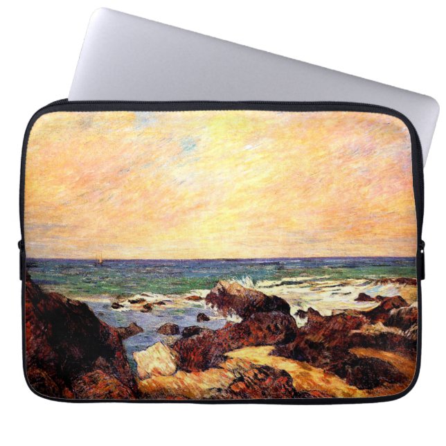 Capa Para Notebook Gauguin - Rochas e Mar, (Frente)