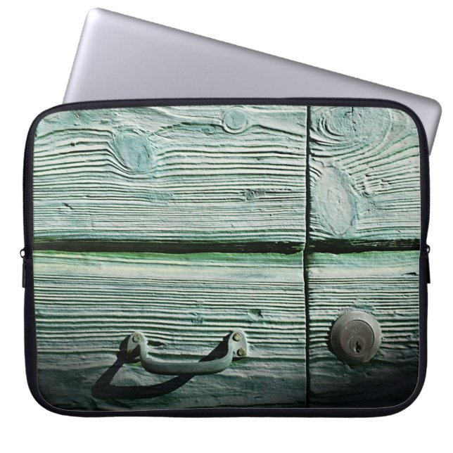 Capa Para Notebook Gaveta de madeira marrom (Frente)