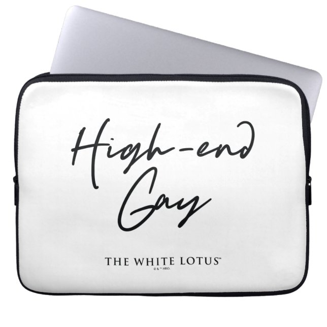 Capa Para Notebook Gay high-end - O Lotus Branco (Frente)