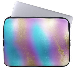 Capa Para Notebook Gelado Arco-Íris Iridescente