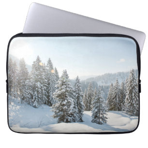 Capa Para Notebook Gelo e neve   Allgäu Bavaria Sul da Alemanha