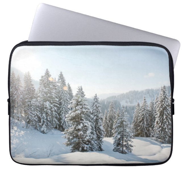 Capa Para Notebook Gelo e neve | Allgäu Bavaria Sul da Alemanha (Frente)