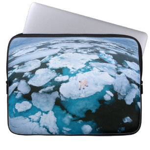 Capa Para Notebook Gelo e neve Urso Polar, Oceano Ártico, Svalbard