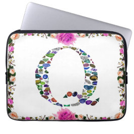 Capa Para Notebook Gemstone Monograma - Letra Q