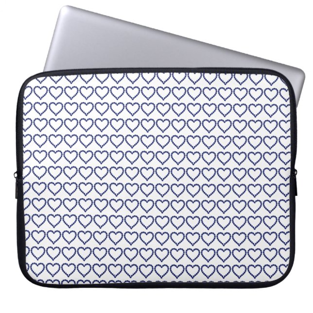 Capa Para Notebook Gemstone Sapphire Blue Heart (Frente)