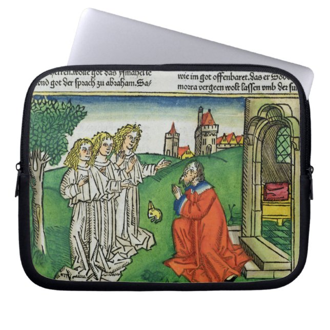 Capa Para Notebook Génese 18 2 Abraham e os três anjos, do th (Frente)