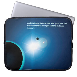 Capa Para Notebook Gênesis - Luz E Escuridão