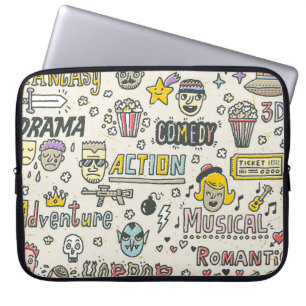Capa Para Notebook Genres de Filme: TV Mostra Conjunto de Portas