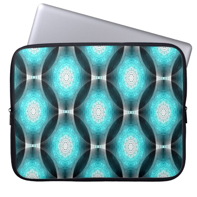 Capa Para Notebook Geometria do mar...... (Frente)