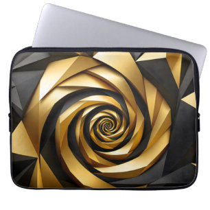 Capa Para Notebook Geometria Espiral do ouro