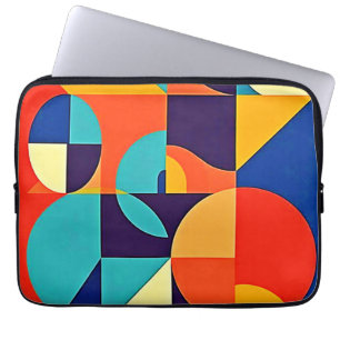 Capa Para Notebook Geometria Moderna Colorida