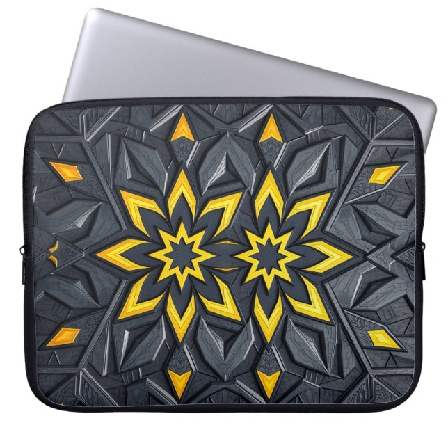 Capa Para Notebook Geometria Persa Tradicional (Frente)