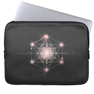 Capa Para Notebook Geometria Sagrada Luminosa Luz Cósmica