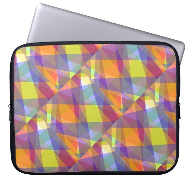 Capa Para Notebook Geométrico - Bolsa de laptop (Frente)