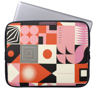 Capa Para Notebook Geométrico escandinavo: Padrão Trabalho de arte co
