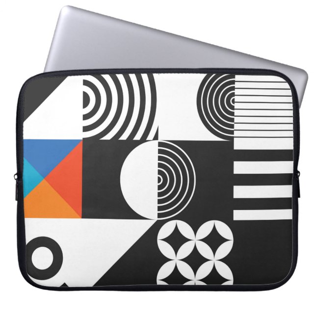 Capa Para Notebook Geométrico moderno em estilo escandinavo (Frente)