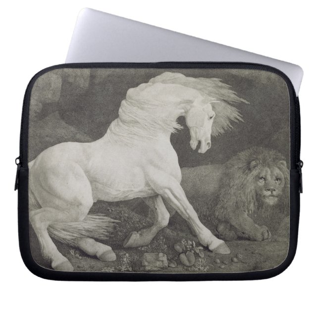 Capa Para Notebook George Stubbs | que um cavalo Affrighted por um (Frente)