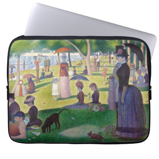 Capa Para Notebook Georges Seurat - Um Domingo na La Grande Jatte (Frente)