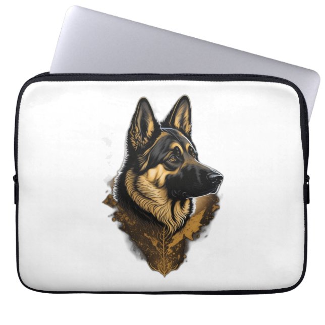 Capa Para Notebook German shepherd 004 (Frente)