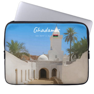 Capa Para Notebook Ghadames, Líbia - Mesquita Branca