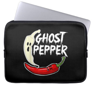 Capa Para Notebook Ghost Pepper Funny Spicy Hot Halloween Peppe
