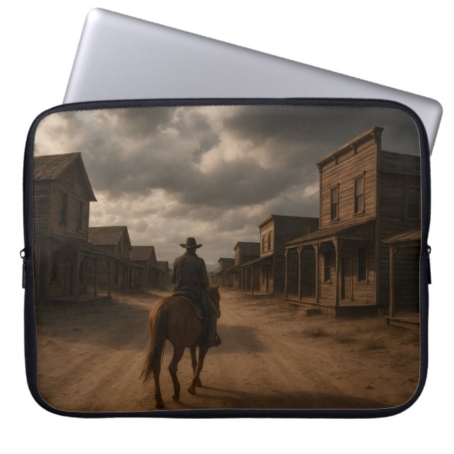 Capa Para Notebook Ghost Town - Old Western Abandoned Town  (Frente)