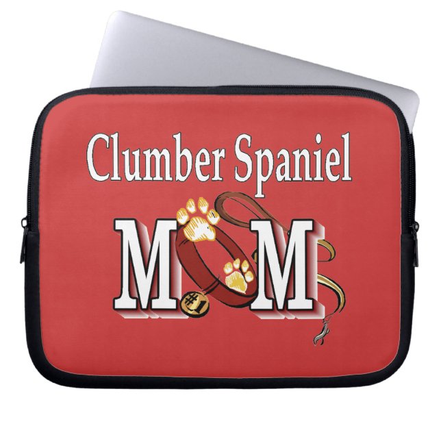 Capa Para Notebook Gifes da Mãe do Clumber Spaniel (Frente)