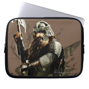 Capa Para Notebook GIMLI™ Com Colagem De Vetor Ax