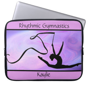 Capa Para Notebook Ginástica Rítmica Eletrônicos Roxos de Fita