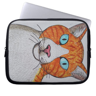 Capa Para Notebook Ginger and white cat Electronics Bag