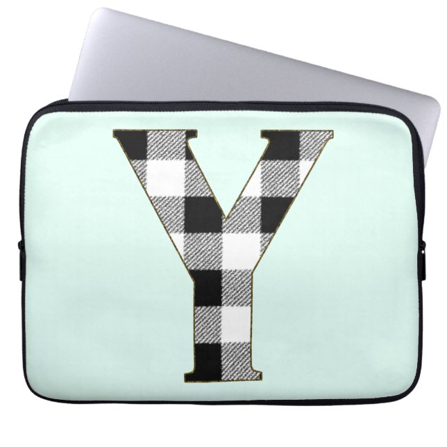 Capa Para Notebook Gingham Check Y (Frente)