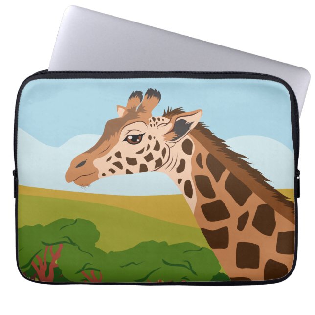 Capa Para Notebook Girafa (Frente)