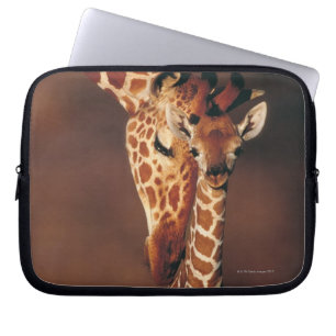 Capa Para Notebook Girafa adulto com vitela (camelopardalis do
