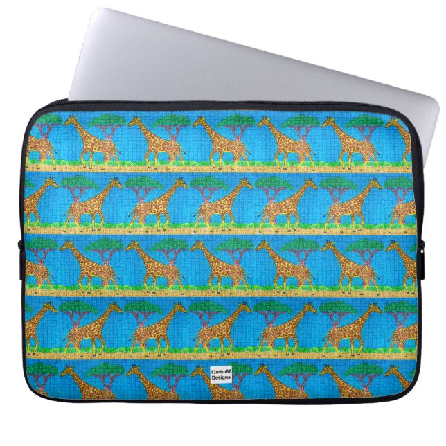 Capa Para Notebook Girafa - Estojo para Laptop (Frente)