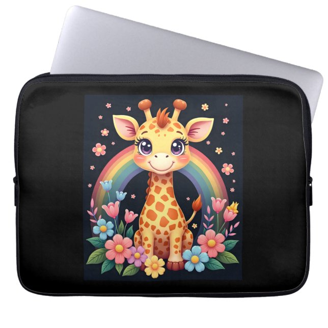 Capa Para Notebook Giraffe Amante T-Shirt (Frente)