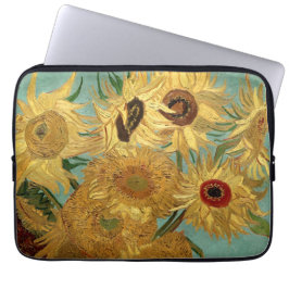 Capa Para Notebook Girassóis em Vase Van Gogh Fine Art