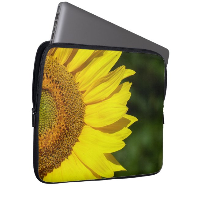 Capa Para Notebook Girassol (Frente Esquerda)